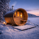 Bastutunna med veranda