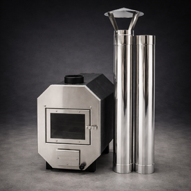 Kamin Arctic 35 kW f&ouml;r badtunna