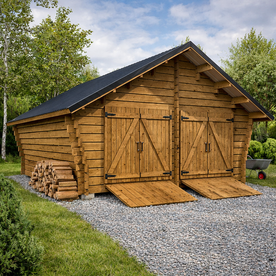 Timmerlada med springv&auml;gg 20 m2